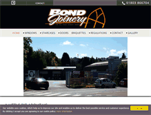 Tablet Screenshot of bondjoinery.co.uk